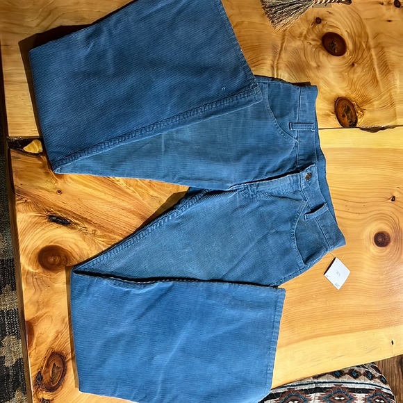Levi’s 70’s Retro Baby Blue Corduroy  Jeans 28” x30” - Picture 4 of 5